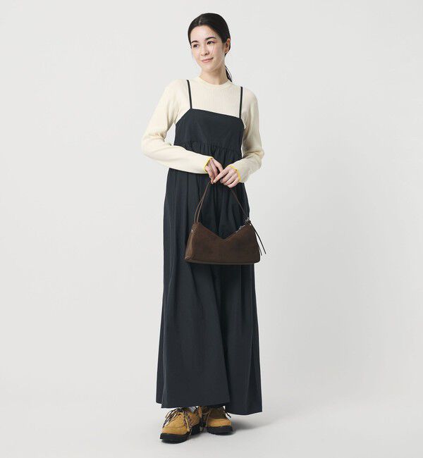 BEAUTY&YOUTH UNITED ARROWS「コットンブレンド リブライン ニットプルオーバー ウォッシャブル」|ニット・セーター|