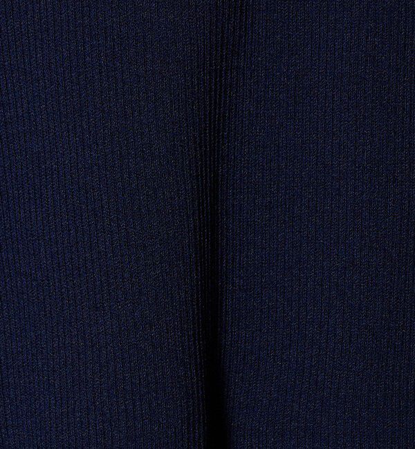 BEAUTY&YOUTH UNITED ARROWS「コットンブレンド リブライン ニットプルオーバー ウォッシャブル」|ニット・セーター|