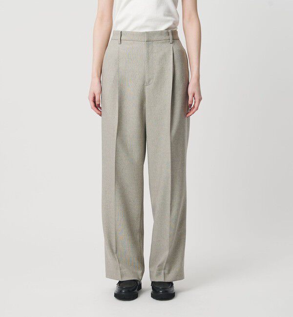 BEAUTY&YOUTH UNITED ARROWS「リネンライク ワイドストレートパンツ ウォッシャブル」|その他|