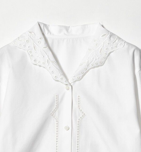 BEAUTY&YOUTH UNITED ARROWS「エンブロイダリーカラー シャツ」|シャツ・ブラウス|