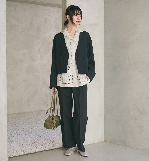 BEAUTY&YOUTH UNITED ARROWS「エンブロイダリーカラー シャツ」|シャツ・ブラウス|