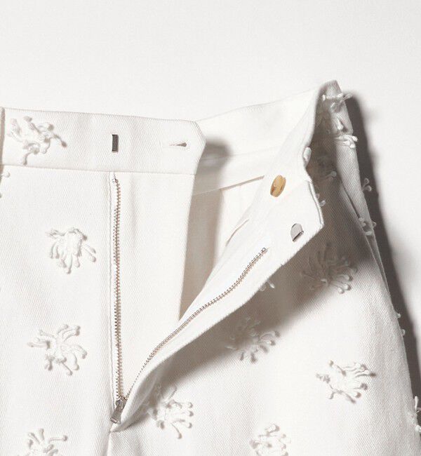 BEAUTY&YOUTH UNITED ARROWS「コットン エンブロイダリー パンツ」|チノ|