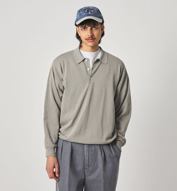 STEVEN ALAN「＜Steven Alan＞ ハイツイスト  3B ニットポロシャツ NARROW」|ニット・セーター|
