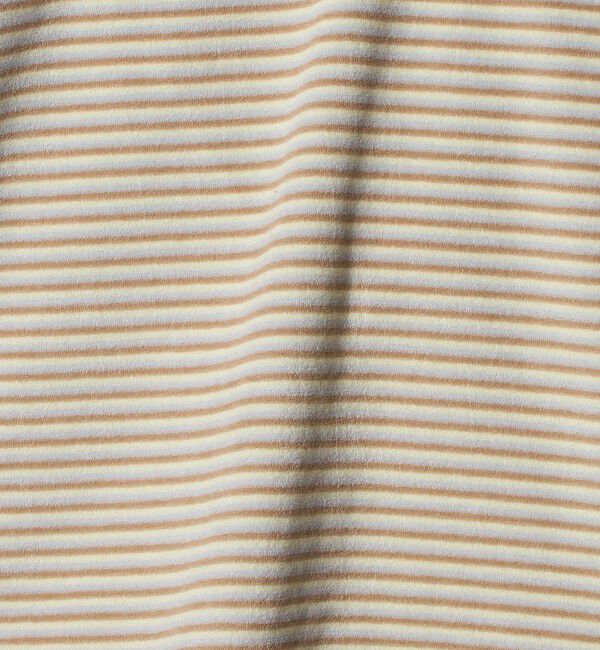 BEAUTY&YOUTH UNITED ARROWS「コットン パイルボーダー 5分袖カットソー」|Tシャツ・カットソー|