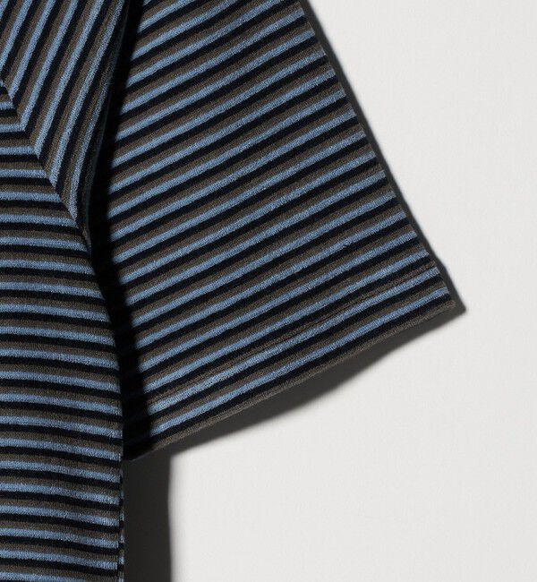 BEAUTY&YOUTH UNITED ARROWS「コットン パイルボーダー 5分袖カットソー」|Tシャツ・カットソー|