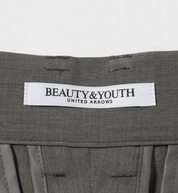 BEAUTY&YOUTH UNITED ARROWS「ポプリン 2タック ラップパンツ ウォッシャブル 吸水速乾 接触冷感」|その他|