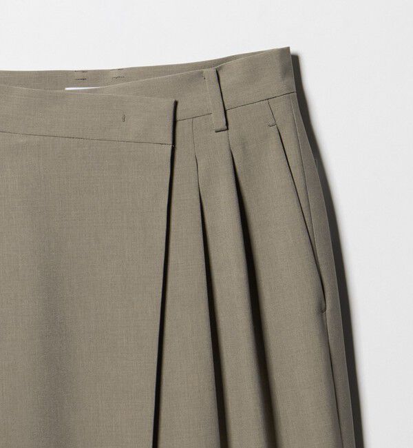 BEAUTY&YOUTH UNITED ARROWS「ポプリン 2タック ラップパンツ ウォッシャブル 吸水速乾 接触冷感」|その他|