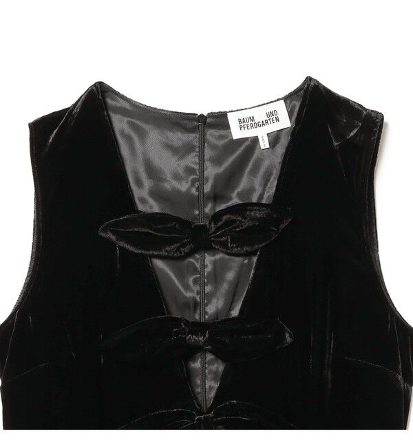 Demi-Luxe BEAMS 「BAUM UND PFERDGARTEN / ベルベット ワンピース」|ワンピース|