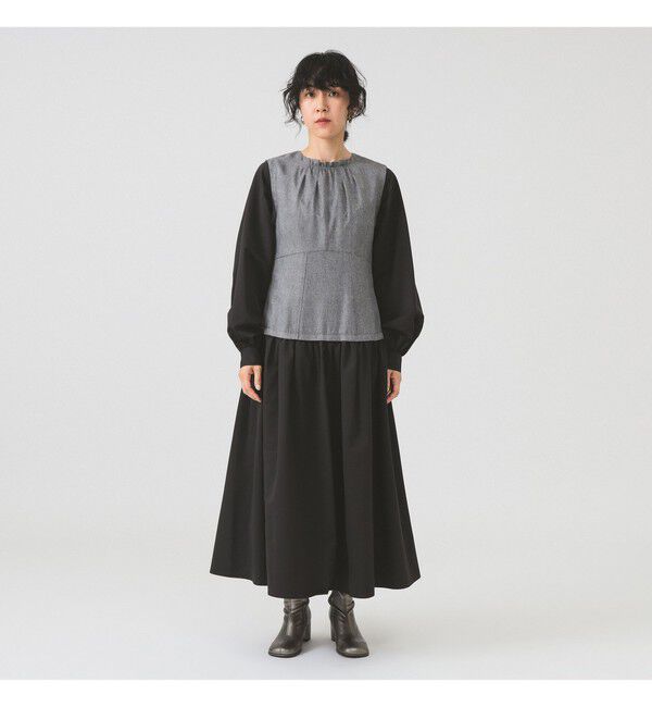 Ray BEAMS 「RBS / 異素材 キリカエ ワンピース」|ワンピース|