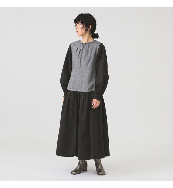 Ray BEAMS 「RBS / 異素材 キリカエ ワンピース」|ワンピース|