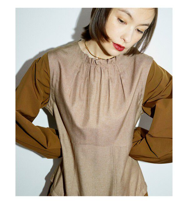 Ray BEAMS 「RBS / 異素材 キリカエ ワンピース」|ワンピース|