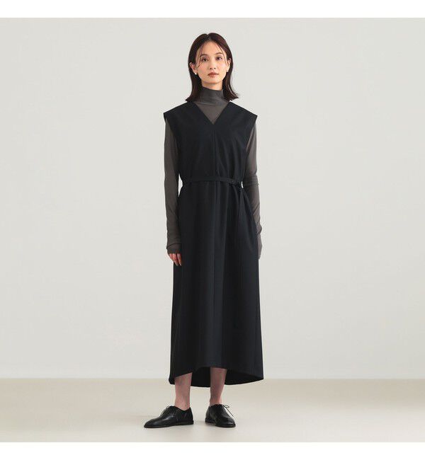 Demi-Luxe BEAMS 「【別注】ATON / ウールトロピカル ドレス」|ワンピース|