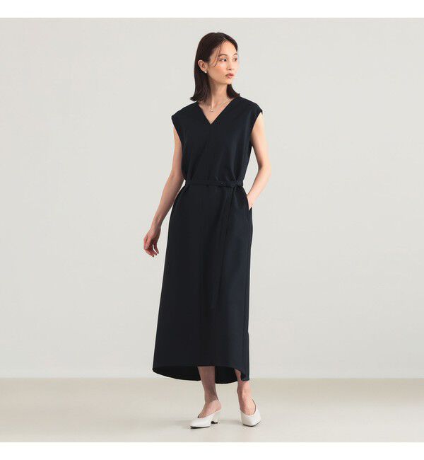 Demi-Luxe BEAMS 「【別注】ATON / ウールトロピカル ドレス」|ワンピース|