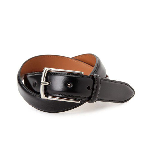BEAMS PLUS「Cordovan Belt」|ベルト|BLACK