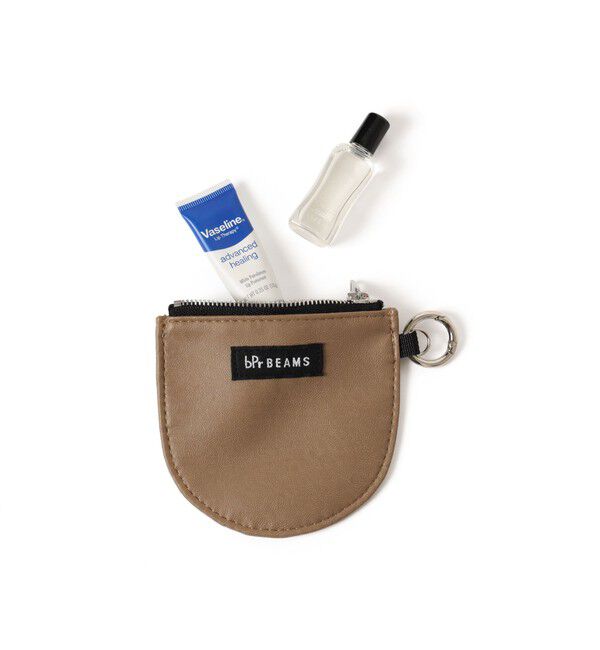 BEAMS「フェイクレザー ポーチ S」|ポーチ|MOCHA