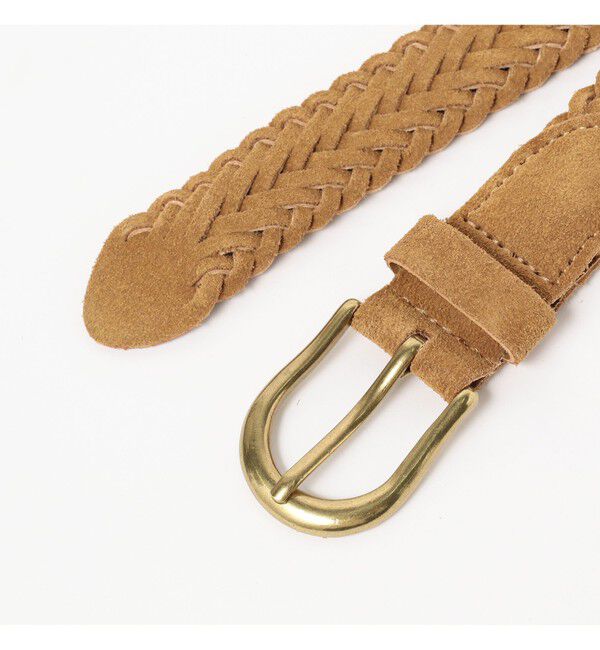 BEAMS PLUS「Suede Mesh Belt」|ベルト|