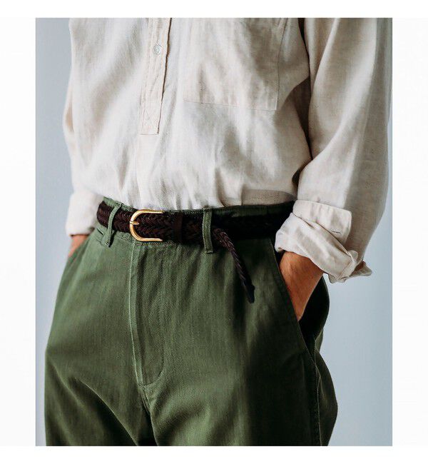 BEAMS PLUS「Suede Mesh Belt」|ベルト|