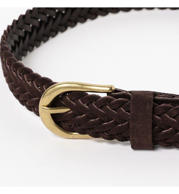BEAMS PLUS「Suede Mesh Belt」|ベルト|