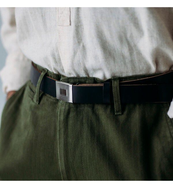 BEAMS PLUS「Plate Belt Horween Leather」|ベルト|