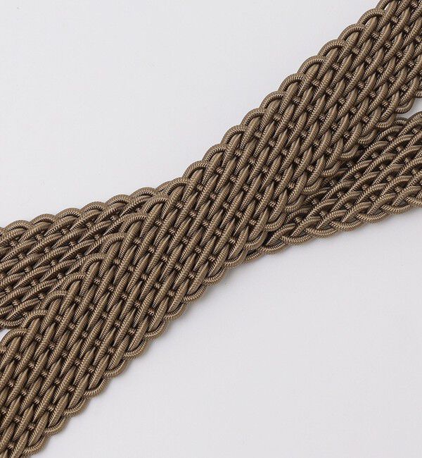 SHIPS「L&rsquo;AIGLON: 手編み メッシュ ベルト」|ベルト|