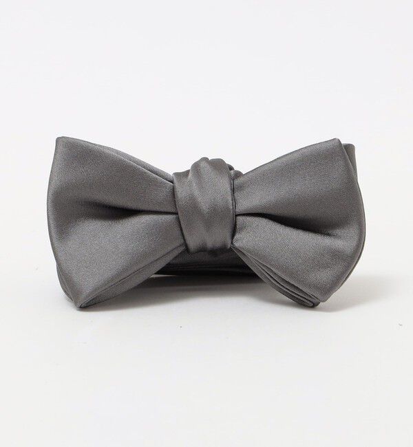 SHIPS「SHIPS: フォサッティ 無地 蝶ネクタイ」|ネクタイ・蝶ネクタイ|チャコールグレー