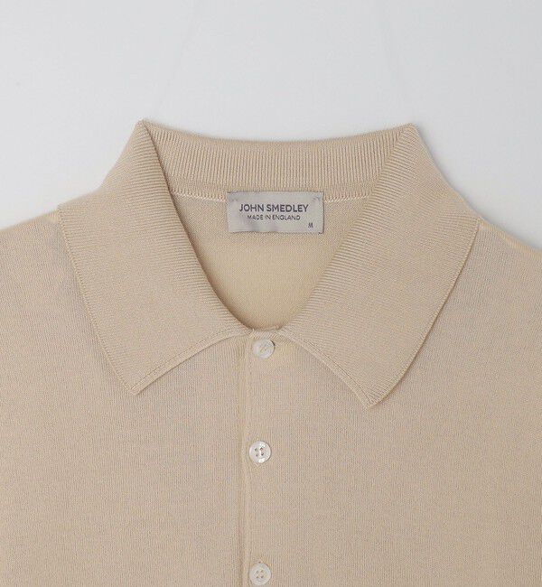 SHIPS「JOHN SMEDLEY: ISIS 半袖 ニット ポロシャツ」|カーディガン|