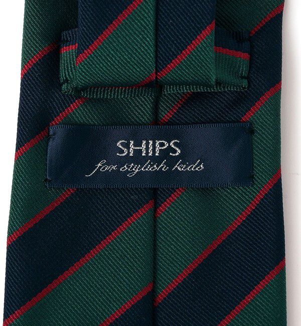 SHIPS KIDS「SHIPS KIDS:ストライプ柄 ネクタイ」|ネクタイ・蝶ネクタイ|