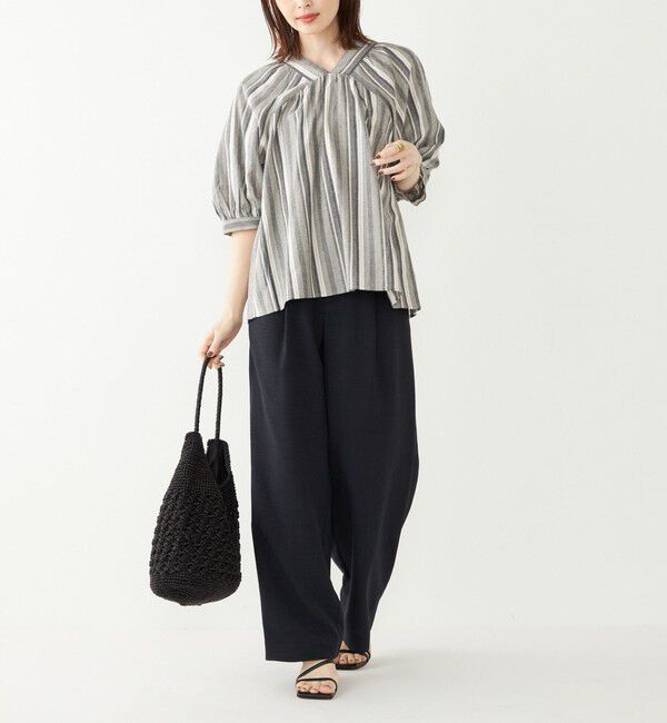 SHIPS Colors 「《一部追加予約》SHIPS Colors:メタリック クロシェ バッグ◆」|かごバッグ|