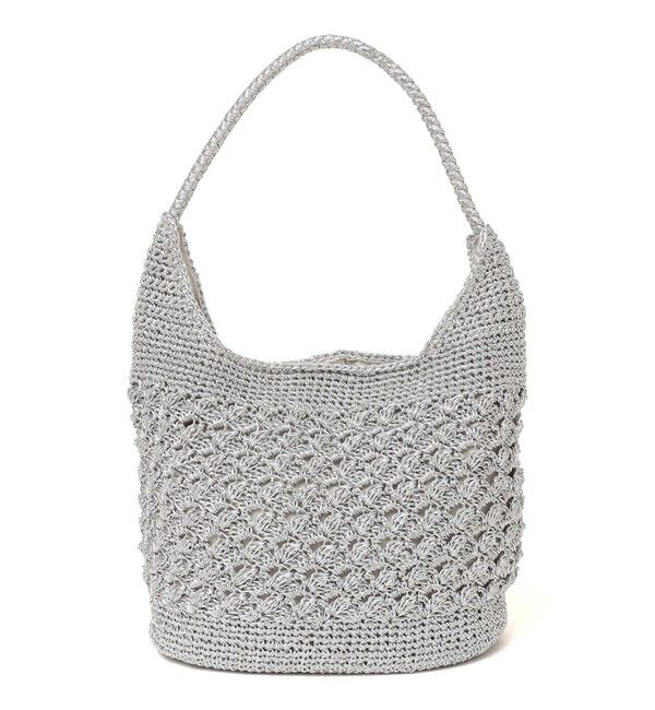 SHIPS Colors 「《一部追加予約》SHIPS Colors:メタリック クロシェ バッグ◆」|かごバッグ|