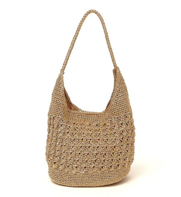 SHIPS Colors 「《一部追加予約》SHIPS Colors:メタリック クロシェ バッグ◆」|かごバッグ|