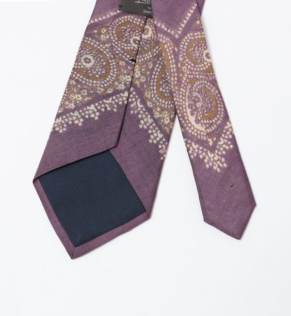 SHIPS「Puccini: リネン バンダナ プリント ネクタイ」|ネクタイ・蝶ネクタイ|
