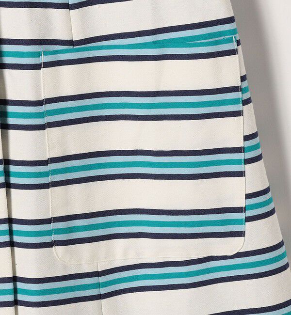 SHIPS any「SHIPS any:キャンバス ボーダー ジレ ワンピース」|ワンピース|