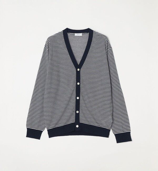 SHIPS any「SHIPS any:〈手洗い可能〉ハイゲージ リネンミックス サマーニット カーディガン 25SS◇」|カーディガン|