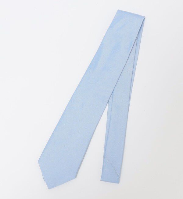 SHIPS「BREUER: シルク ピンヘッド ソリッド ネクタイ」|ネクタイ・蝶ネクタイ|ライトブルー