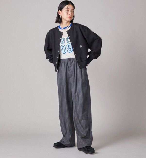 SHIPS for women「SHIPS NINE CASE:〈洗濯機可能〉裏毛 カーディガン」|カーディガン|