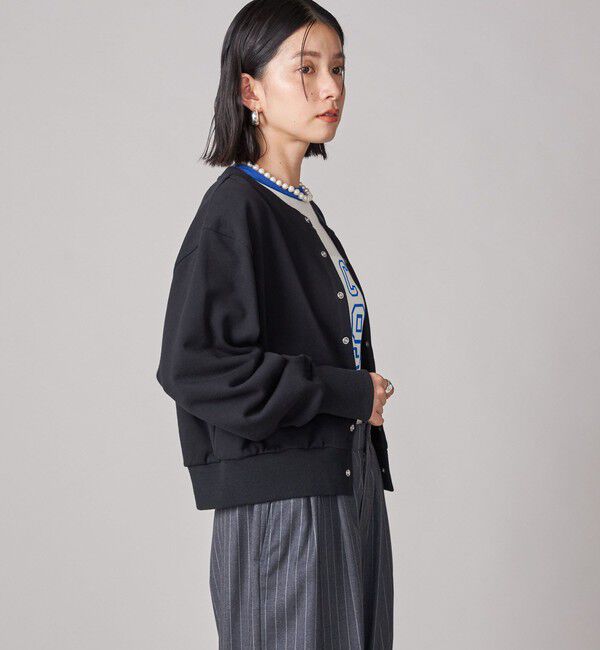 SHIPS for women「SHIPS NINE CASE:〈洗濯機可能〉裏毛 カーディガン」|カーディガン|