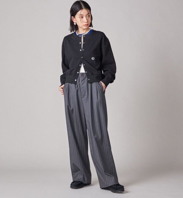 SHIPS for women「SHIPS NINE CASE:〈洗濯機可能〉裏毛 カーディガン」|カーディガン|