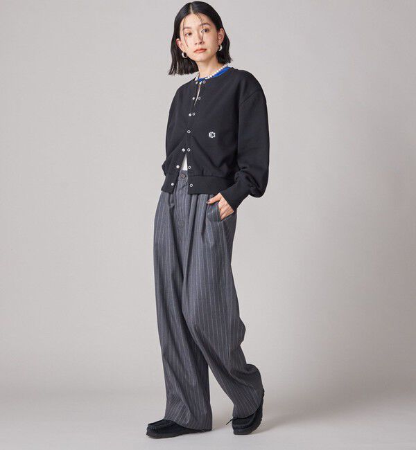 SHIPS for women「SHIPS NINE CASE:〈洗濯機可能〉裏毛 カーディガン」|カーディガン|