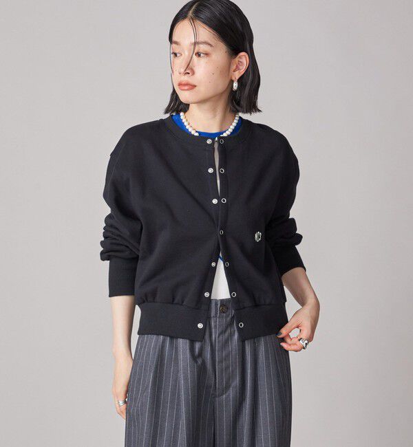 SHIPS for women「SHIPS NINE CASE:〈洗濯機可能〉裏毛 カーディガン」|カーディガン|