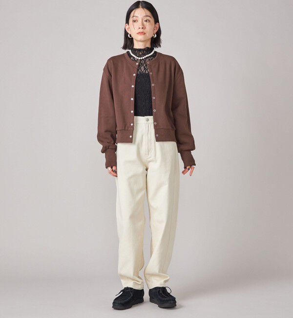 SHIPS for women「SHIPS NINE CASE:〈洗濯機可能〉裏毛 カーディガン」|カーディガン|