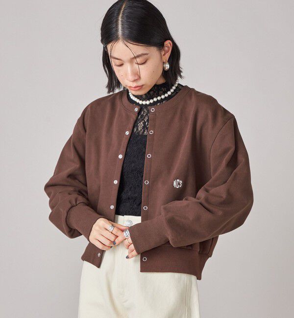 SHIPS for women「SHIPS NINE CASE:〈洗濯機可能〉裏毛 カーディガン」|カーディガン|