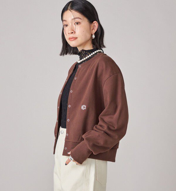 SHIPS for women「SHIPS NINE CASE:〈洗濯機可能〉裏毛 カーディガン」|カーディガン|