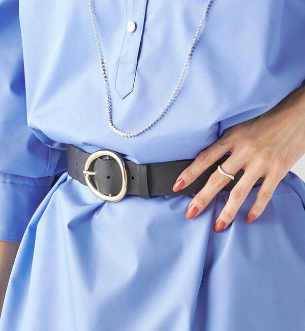 SHIPS for women「LEFIJE: ラウンド バックル ベルト」|ベルト|