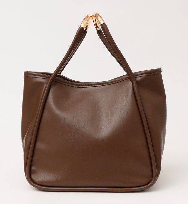 quaranciel「quaranciel: A4 メタルハンドル 2way スクエア トートバッグ」|トートバッグ|