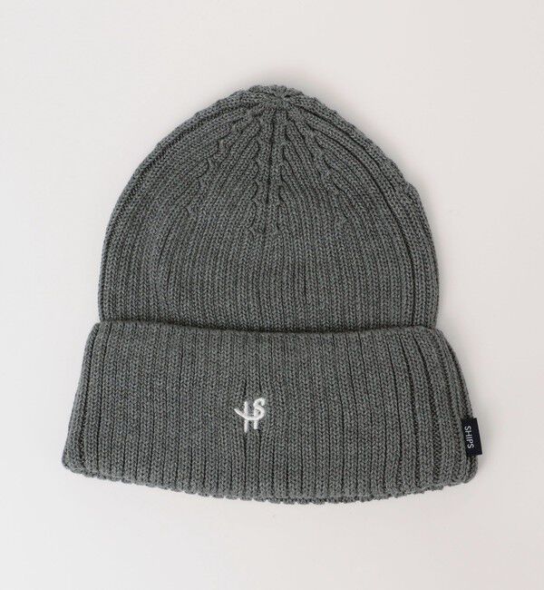 SHIPS「【WEB限定】SHIPS: オーバーフィット ワンポイント エンブロイダリー ワッチキャップ ニット帽」|その他|