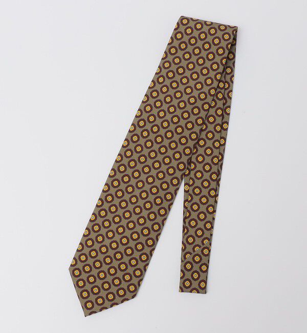 SHIPS「GALLIA: シルク ガムツイル コモン ネクタイ」|ネクタイ・蝶ネクタイ|ライトカーキ