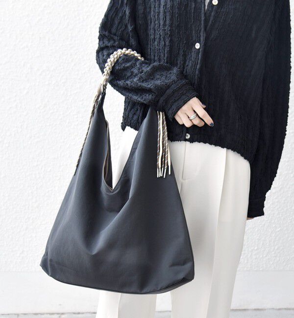 SHIPS any「《一部追加予約》SHIPS any: A4 Vカット コードハンドル トート バッグ」|トートバッグ|