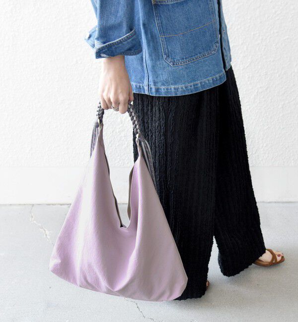 SHIPS any「《一部追加予約》SHIPS any: A4 Vカット コードハンドル トート バッグ」|トートバッグ|