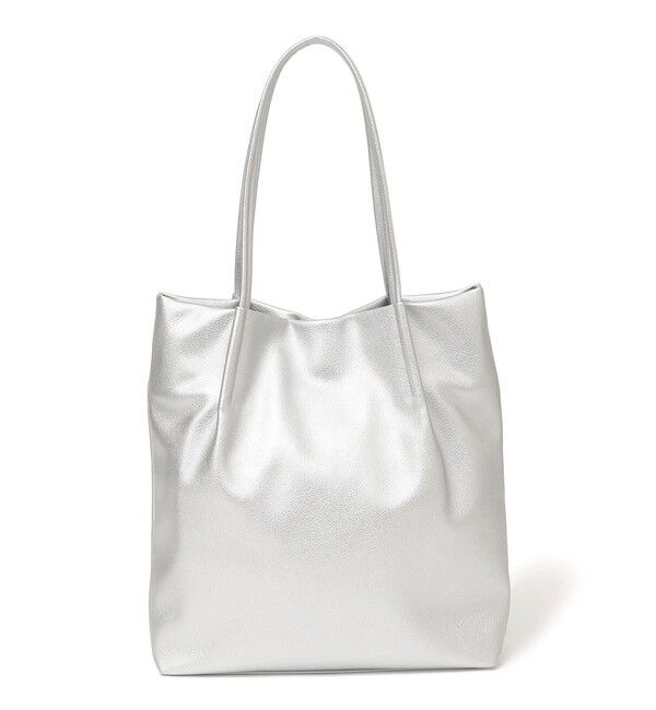 SHIPS Colors 「SHIPS Colors:タック ハンドル トートバッグ◇」|トートバッグ|シルバー