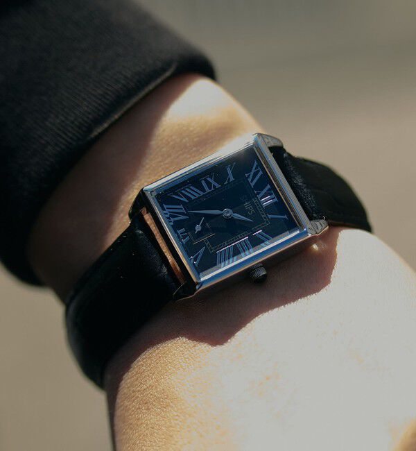 SHIPS「【WEB限定】SHIPS: スクエア Dバックル ウォッチ」|腕時計|シルバー